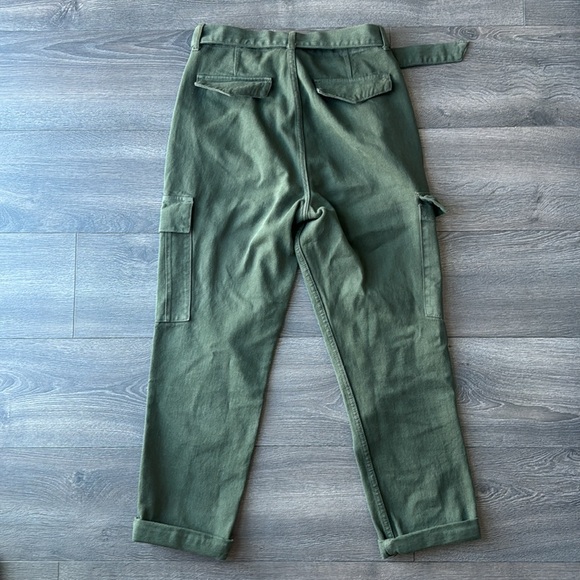 Pacsun Cadet Belted Utility Green High Rise Cargo Pant - Picture 12 of 12